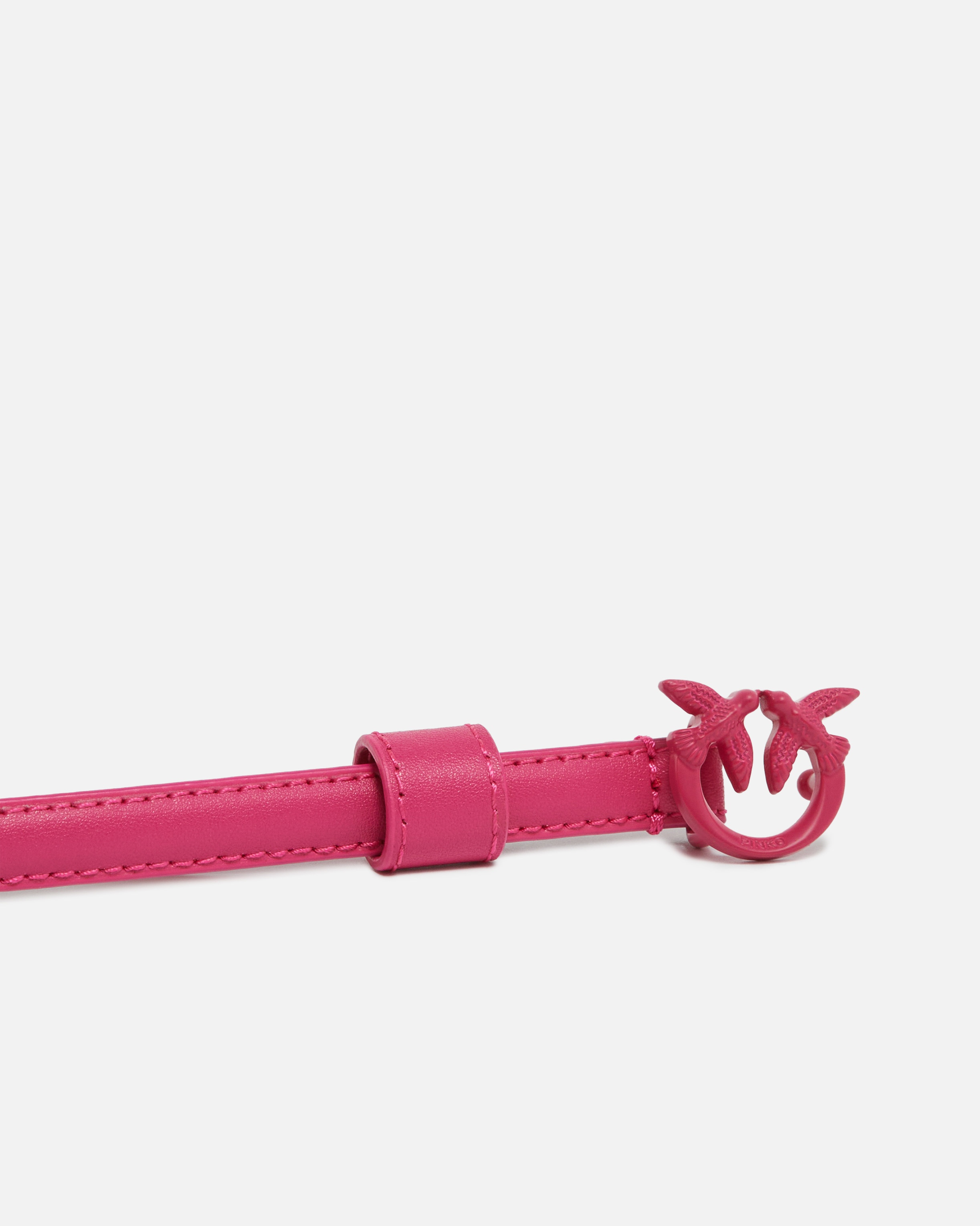 SUPER-THIN COLOUR-BLOCK LOVE BIRDS BELT 1CM - 5