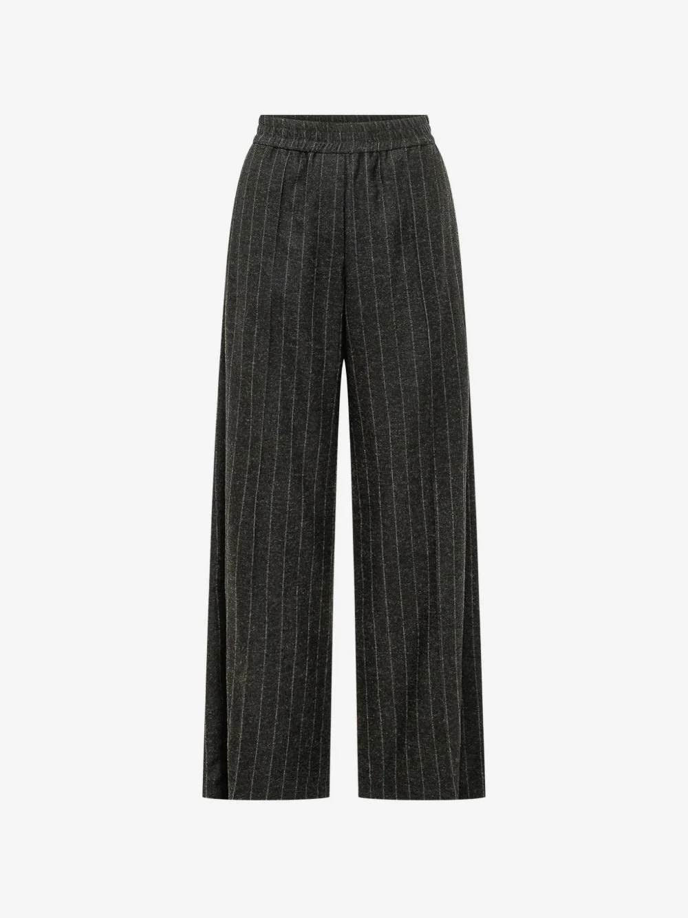 pinstripe wide-leg trousers - 1