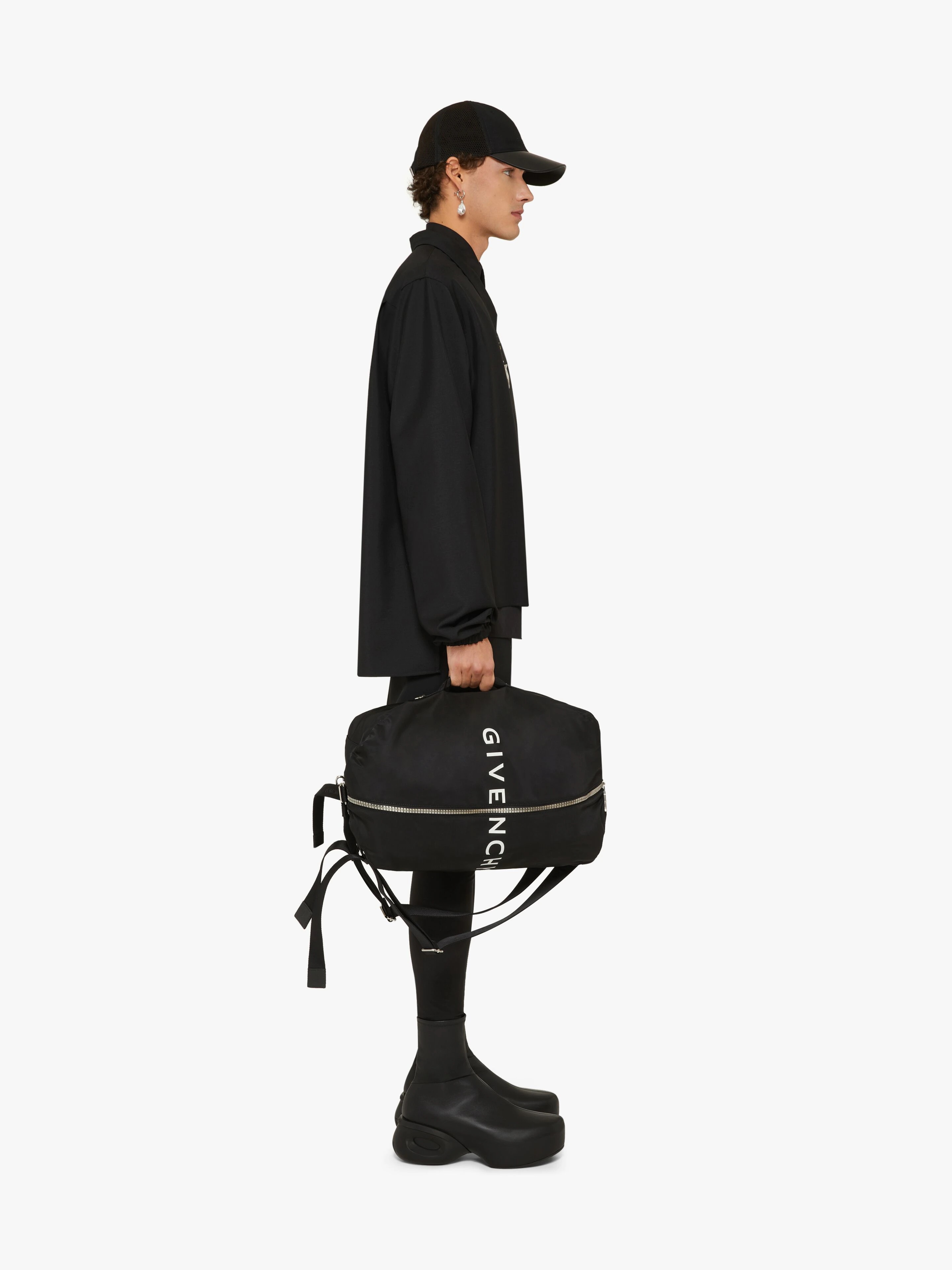 OVERSIZED ZIPPED SHIRT IN WOOL AND MOHAIR - 3