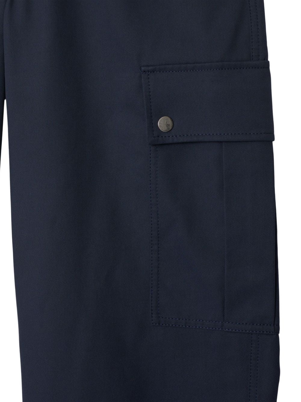 cotton blend cargo trousers - 2