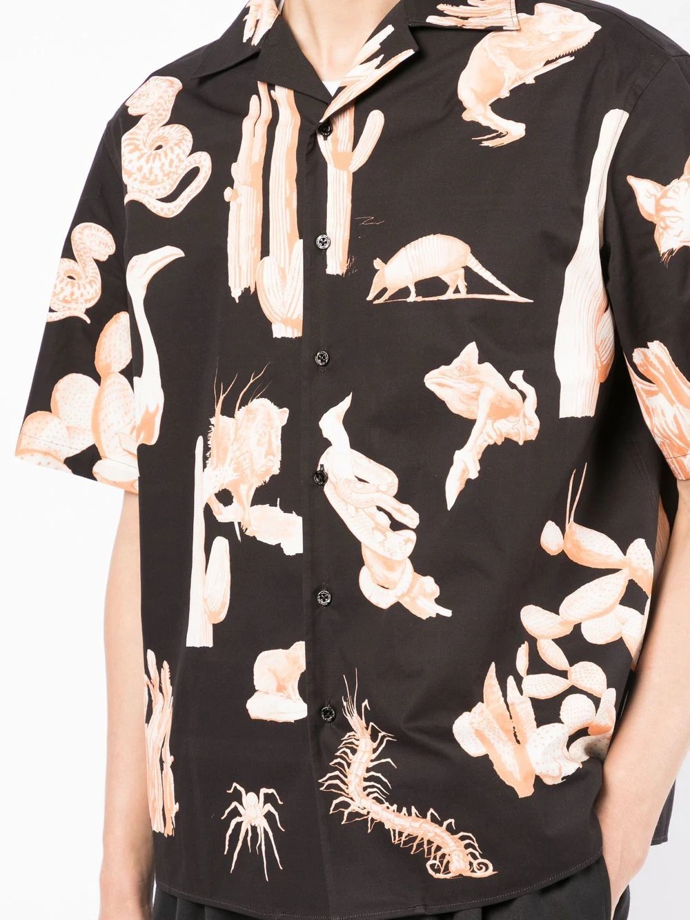 graphic-print short-sleeve shirt - 5