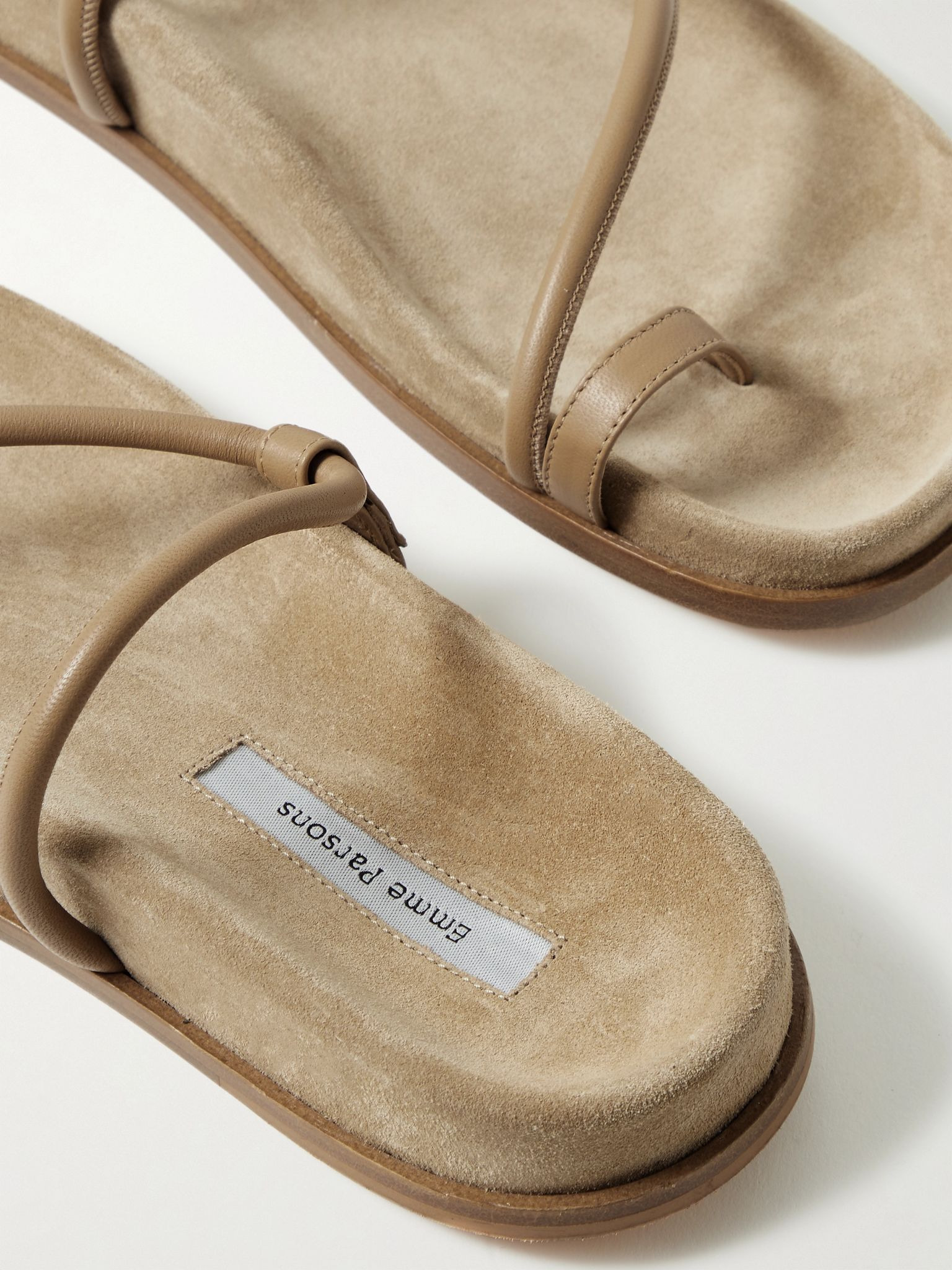 Bari leather sandals Tan - 4