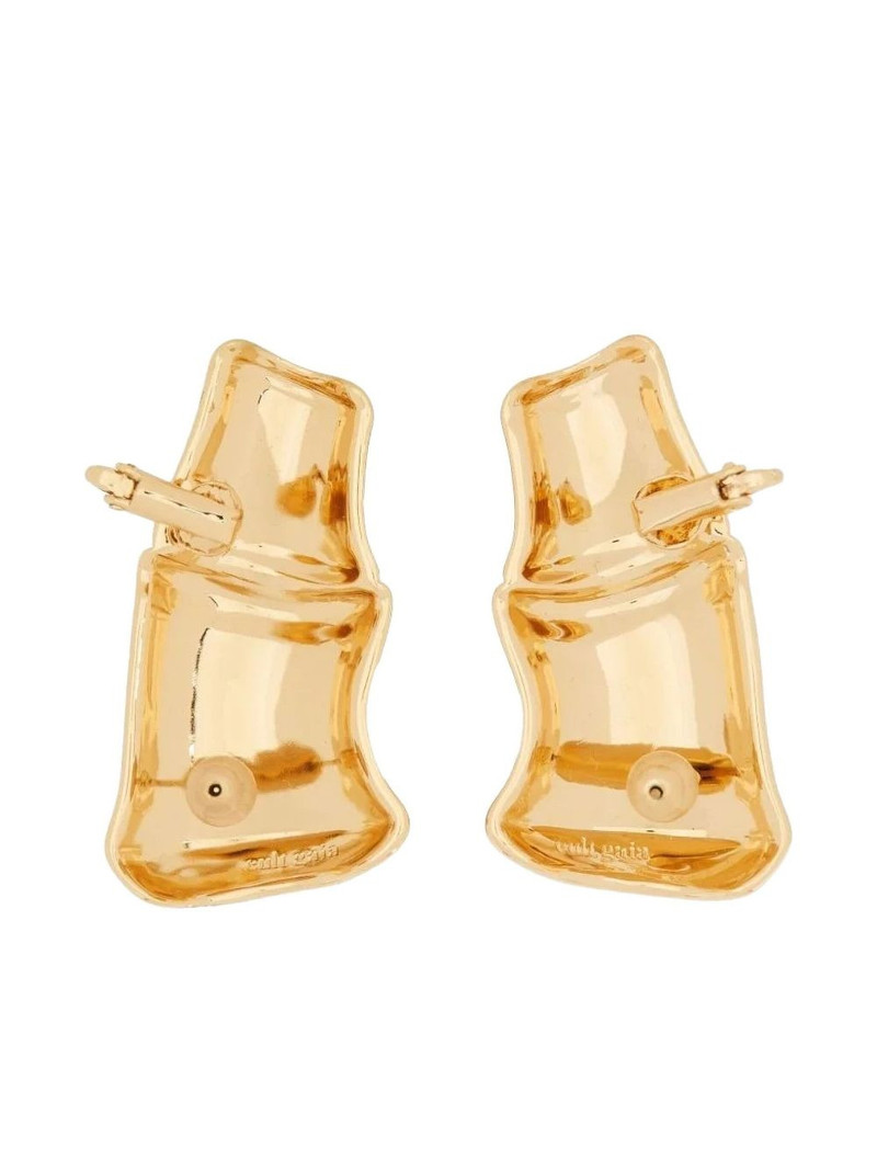 Cult Gaia brushed brass earrings outlook