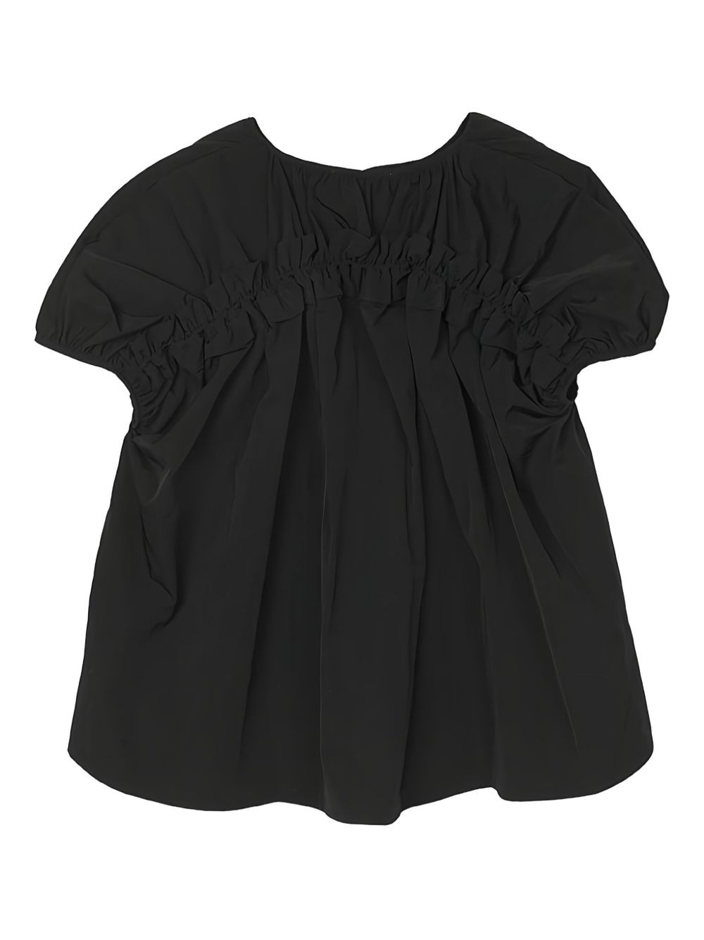 ruffle-detail T-shirt - 2