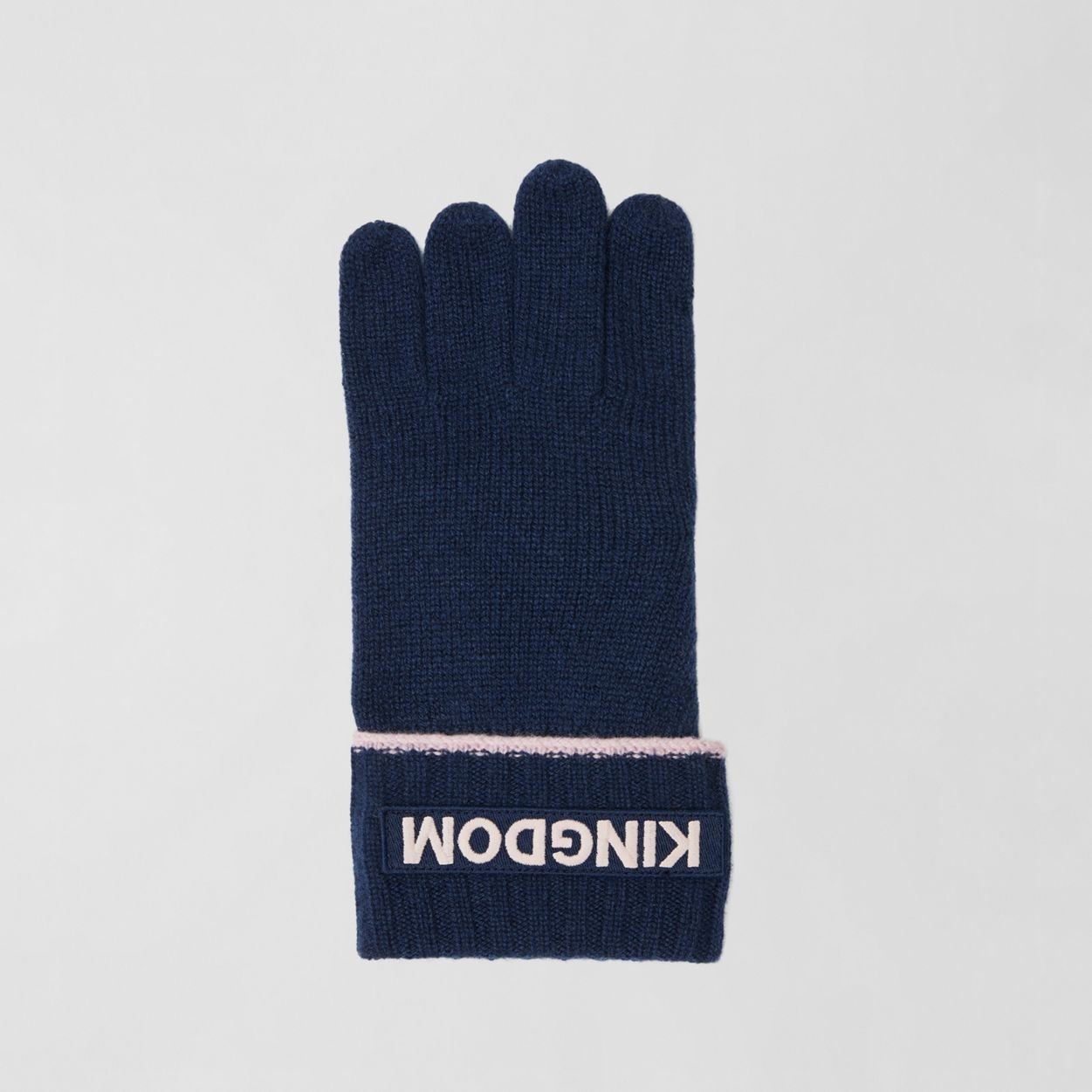 Kingdom and Logo Appliqué Cashmere Gloves - 3