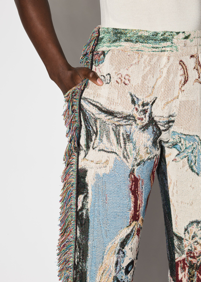 TAPESTRY BLOOD 38 FLARE PANTS 5