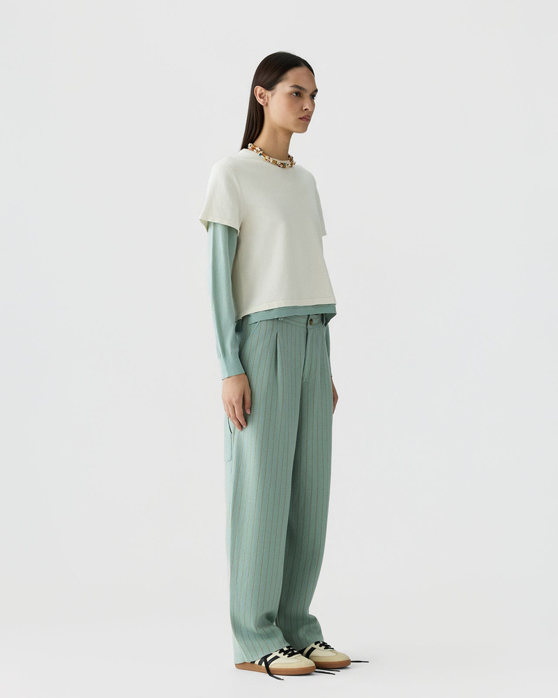 Pinstripe Carpenter Pant 5