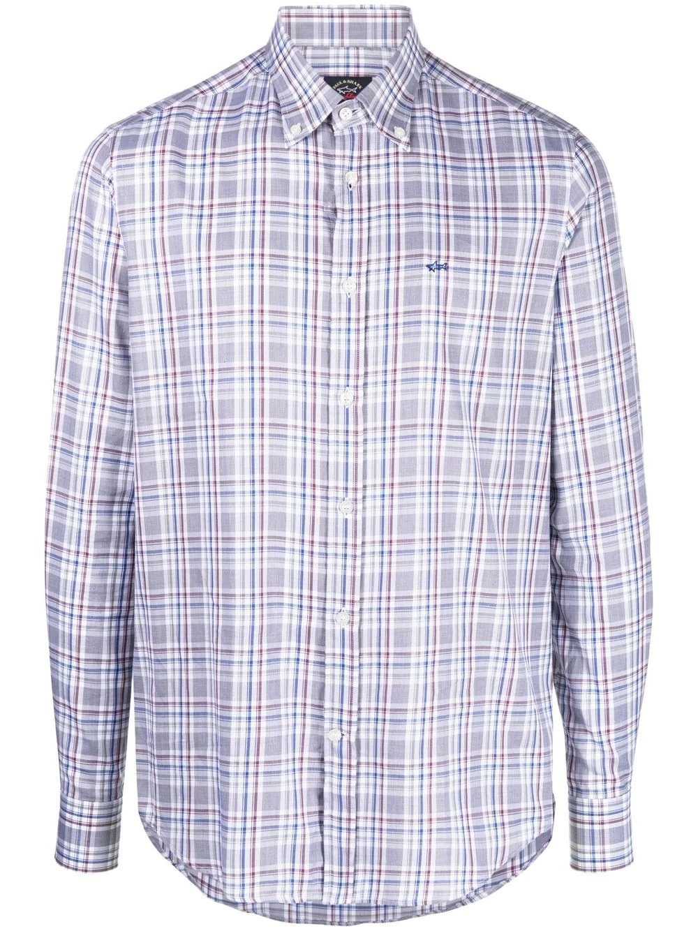 plaid check pattern shirt - 1