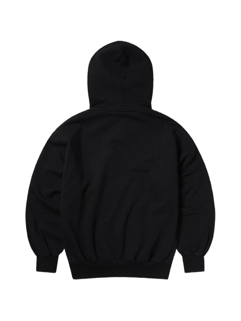 No Problemo embroidered zip hooded sweatshirt outlook