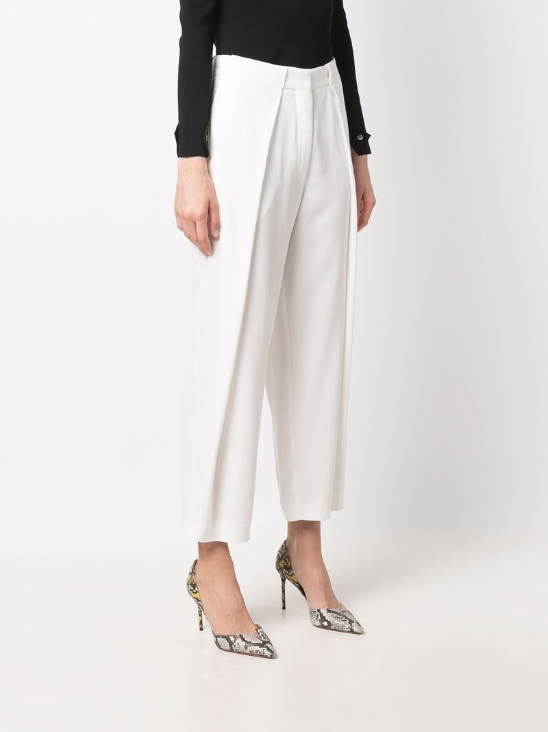 pleated high-waisted trousers 3