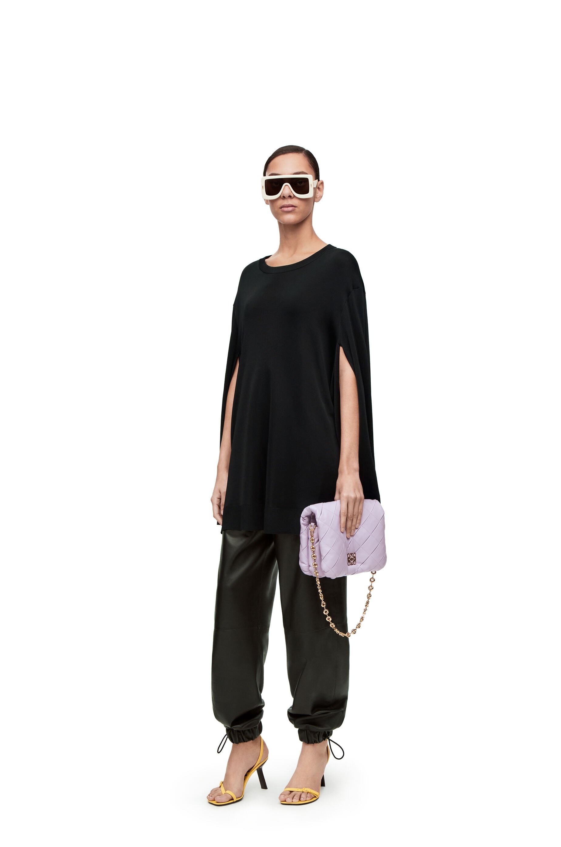 Open sleeve sweater in viscose knit - 2