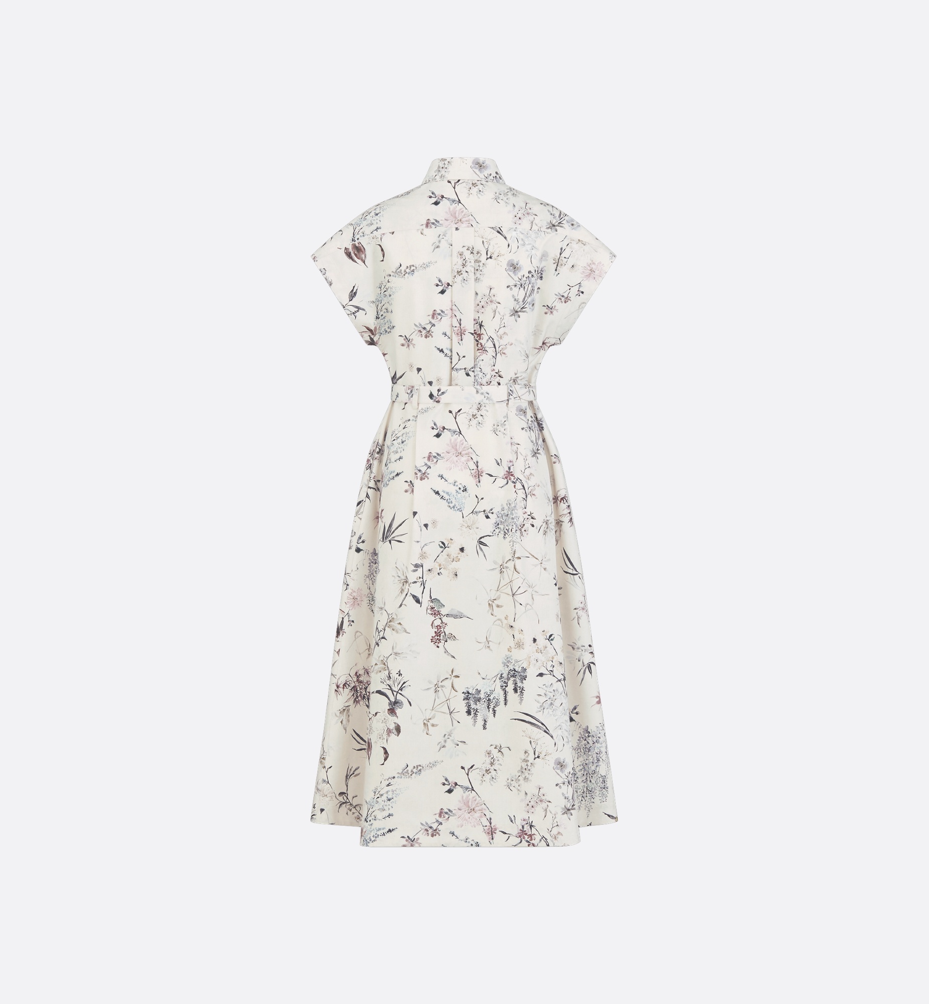 Mid-Length Belted Shirtdress - 2