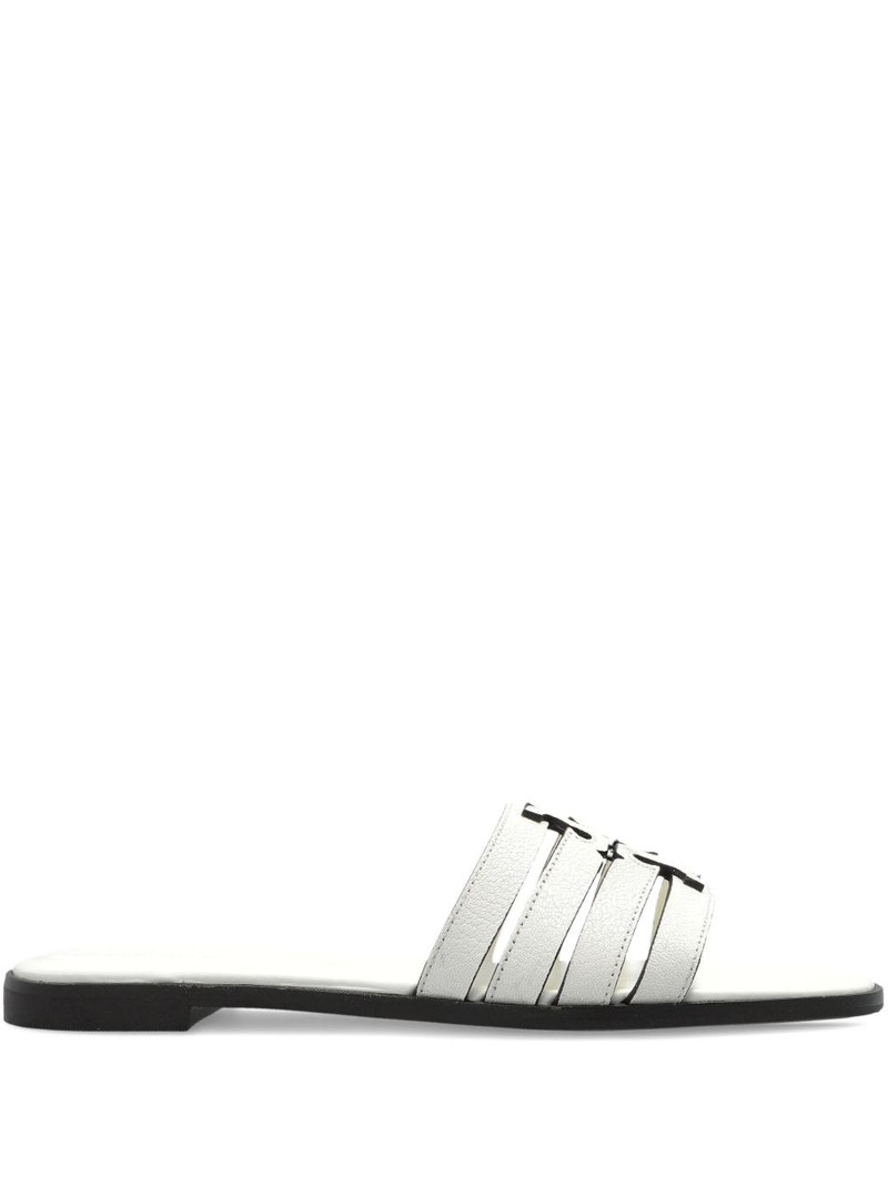leather flat sandals 1