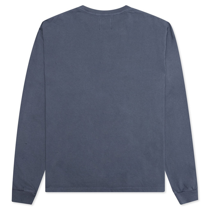 GALLERY DEPT. DE LA GALERIE L/S POCKET TEE - NAVY outlook