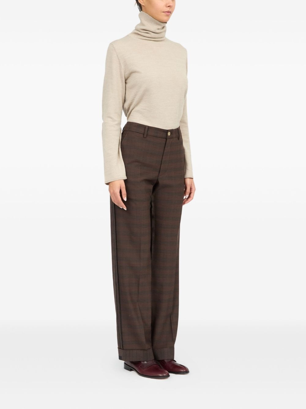 checked pants - 3