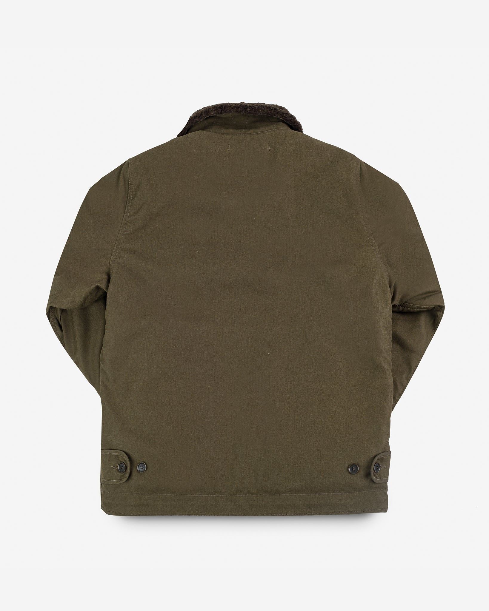 IHM-37-ODG Oiled Whipcord N1 Deck Jacket - Olive - 2