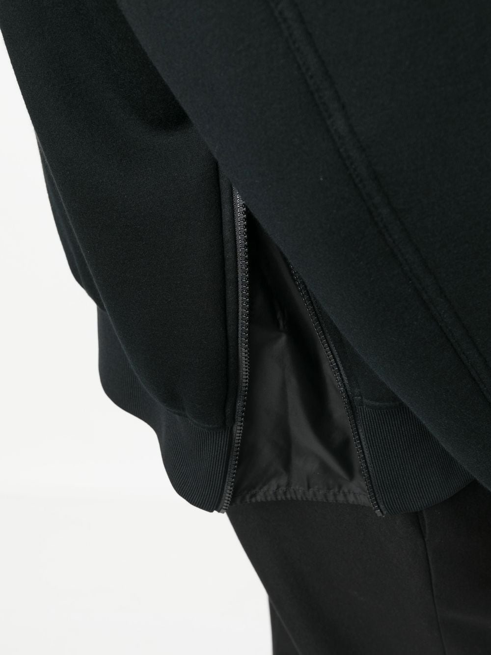 detachable-hood zipped jacket - 5
