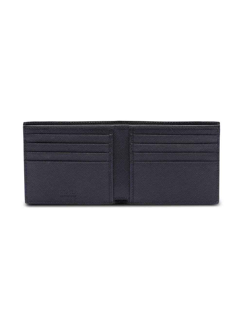 Saffiano and crocodile leather wallet - 3