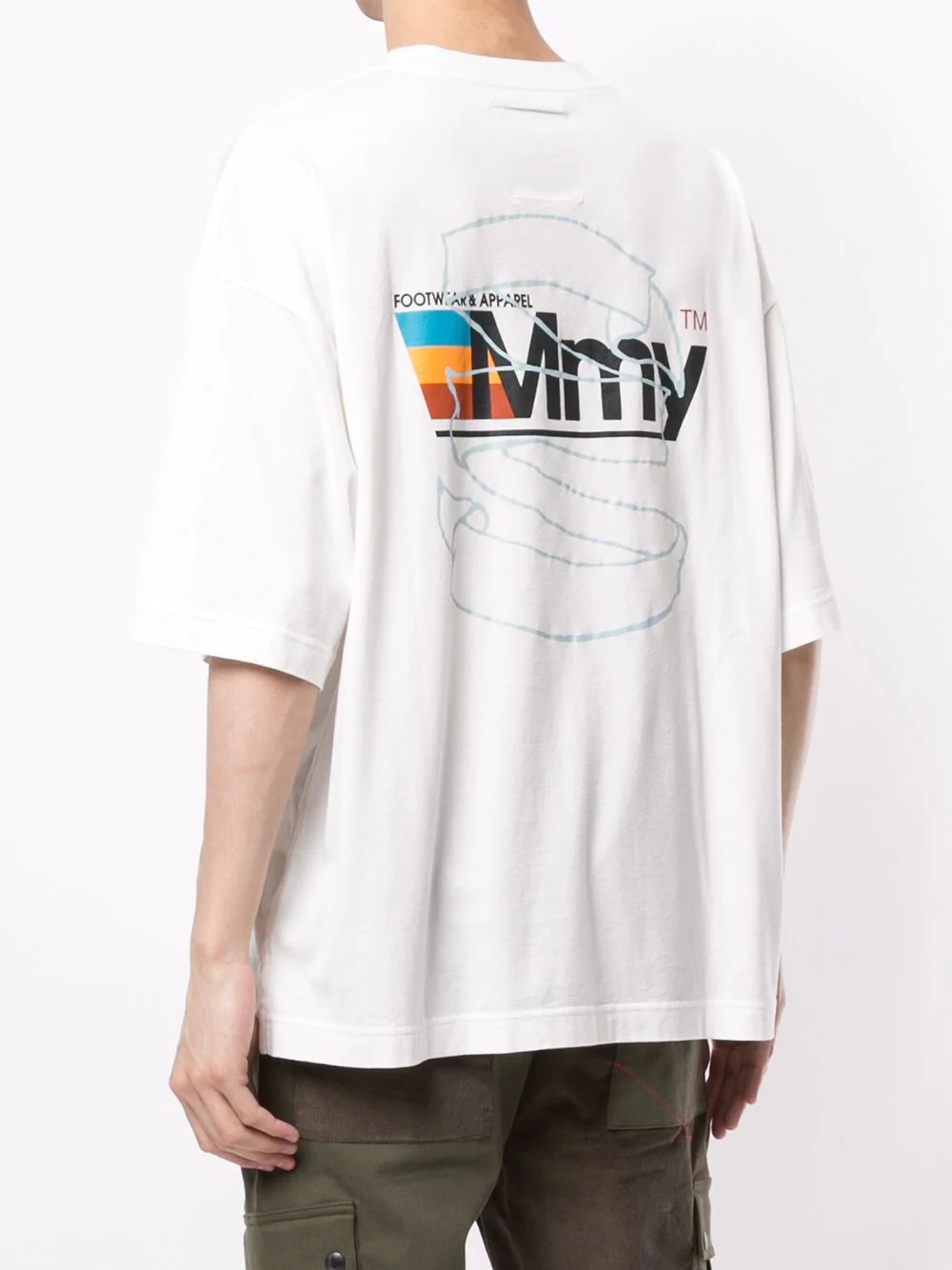 logo print T-shirt - 4