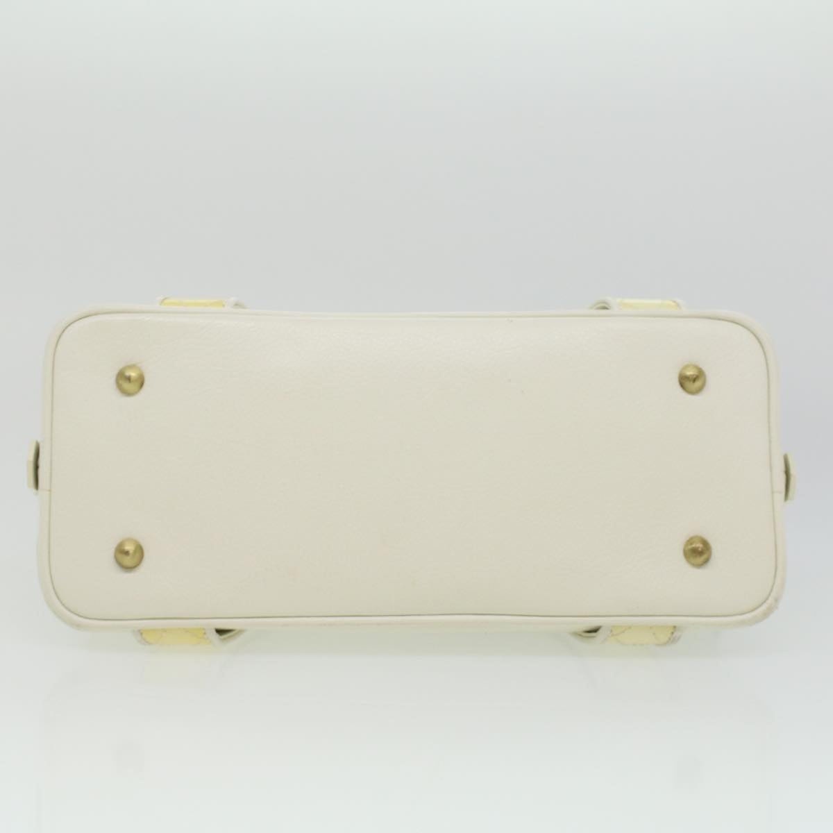 Burberry Shoulder Bag Leather White - 5