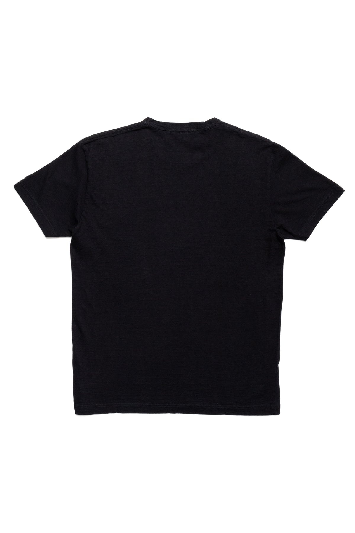 Indigo Jersey Crew Neck T-shirt - Indigo x Black - 3