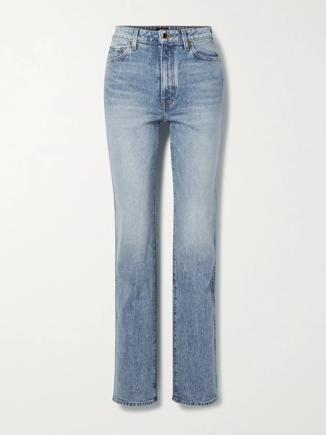 Danielle Stretch High-rise Straight-leg Jeans - 1