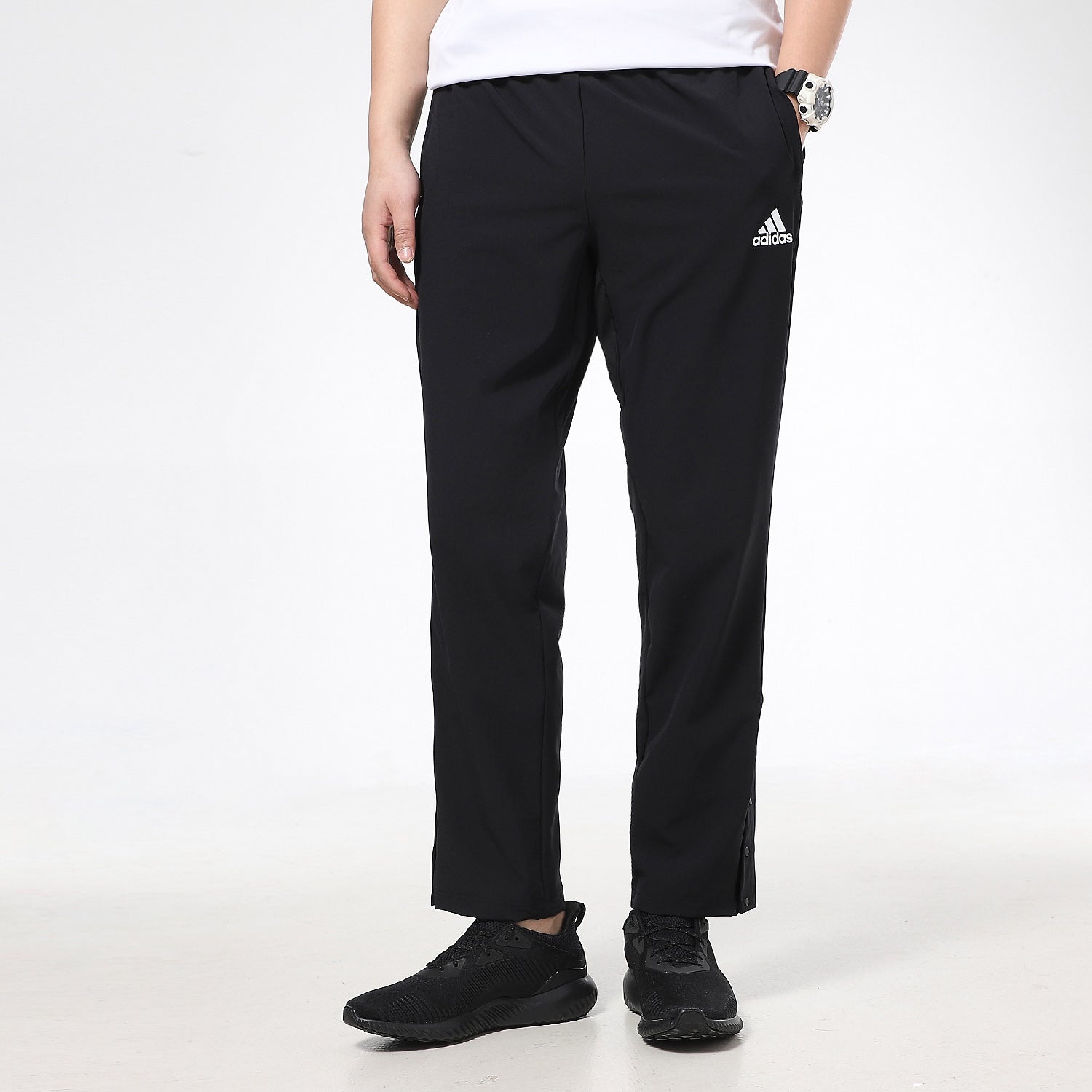 adidas Casual Sports Running Woven Long Pants Black GL2368 - 3