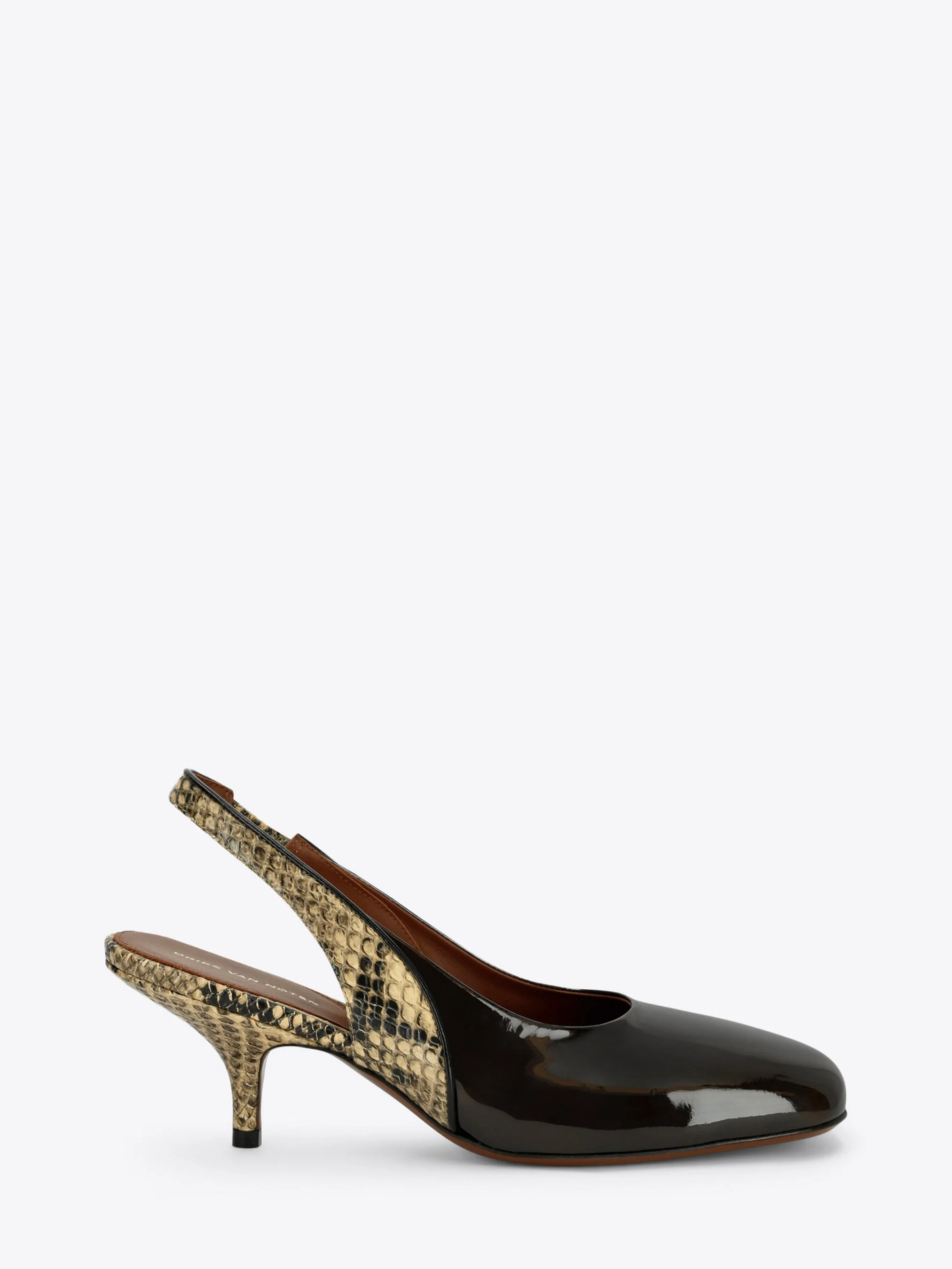 LEATHER SLINGBACK PUMPS - 1