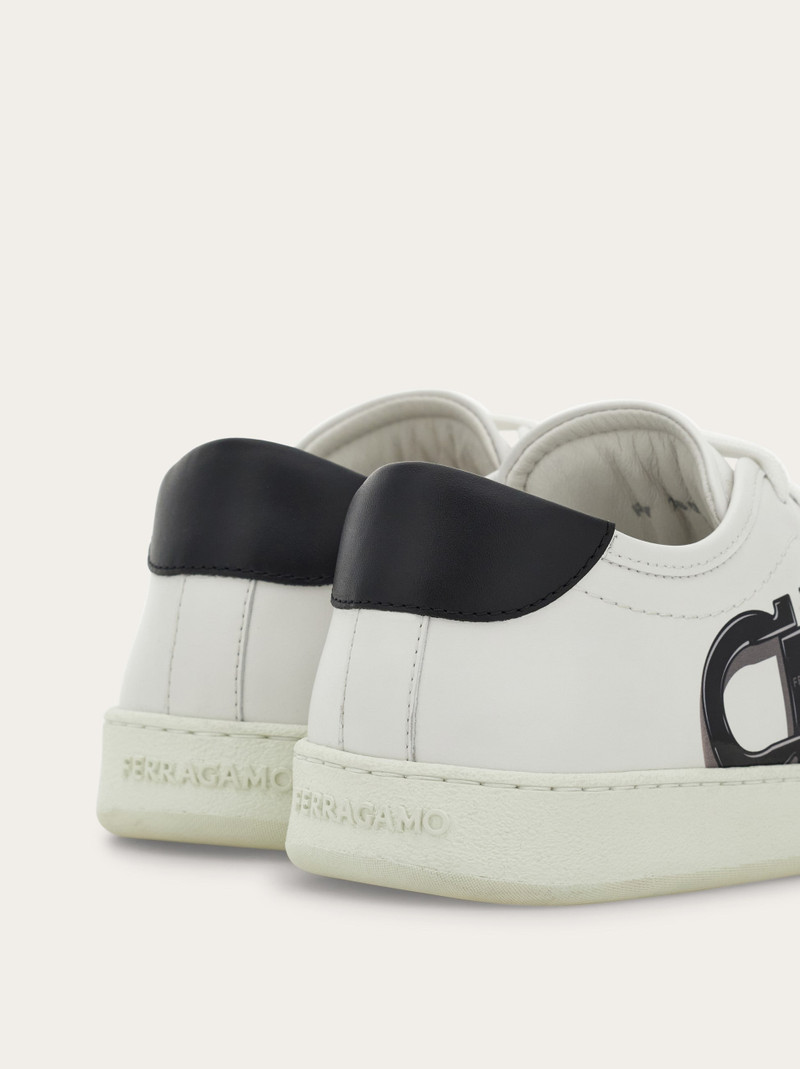 FERRAGAMO Double Gancini sneaker outlook