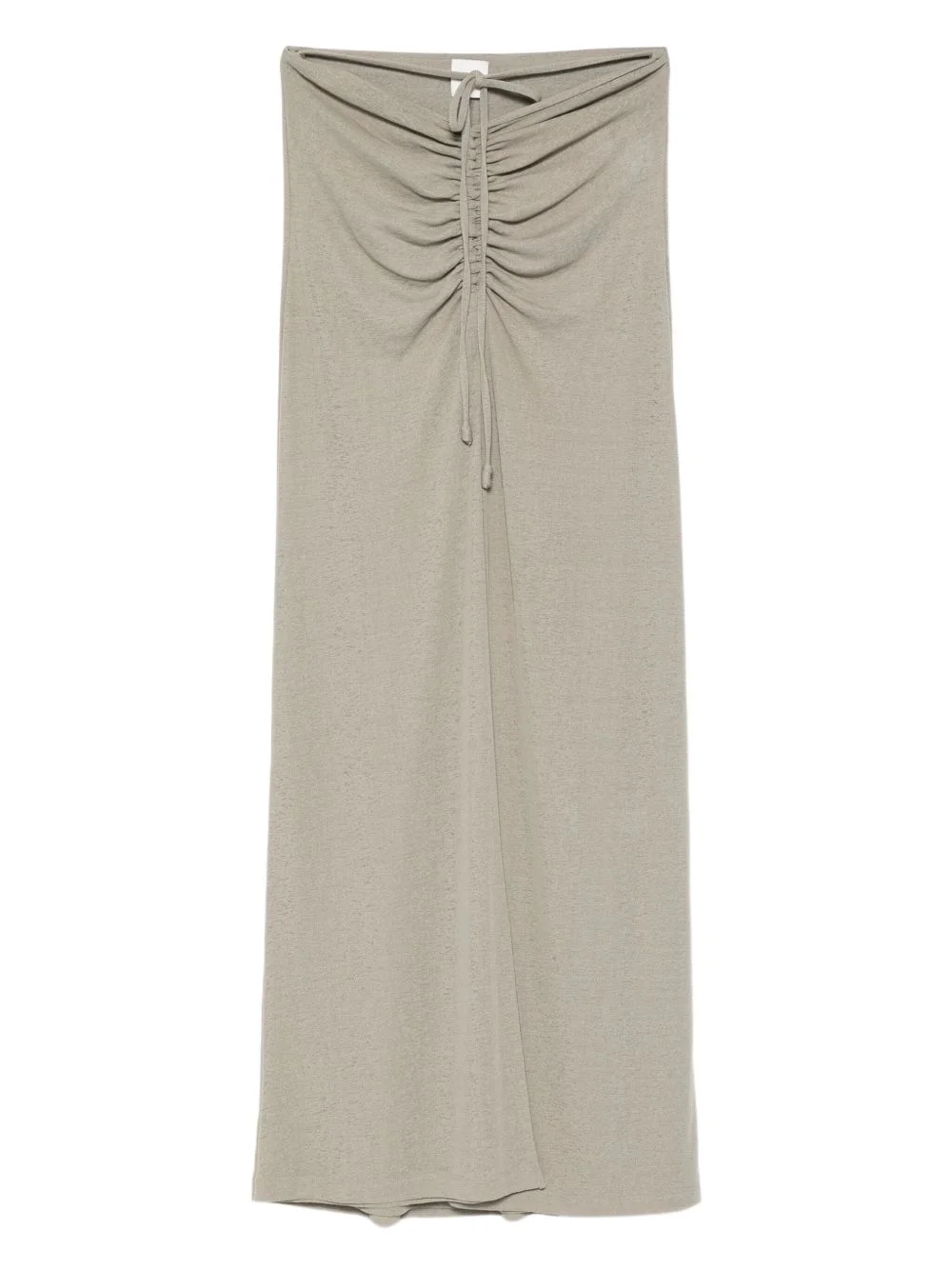 ruched maxi skirt - 1