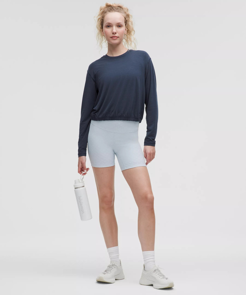lululemon Jersey Training Elastic-Hem Long-Sleeve Shirt outlook