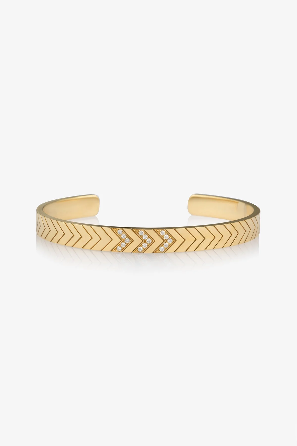 3 DIAMOND CHEVRON CUFF - 1