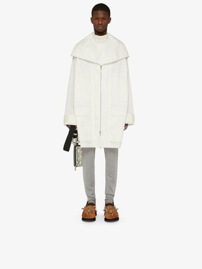 Givenchy PARKA IN COTTON WITH DOUBLE COLLAR outlook