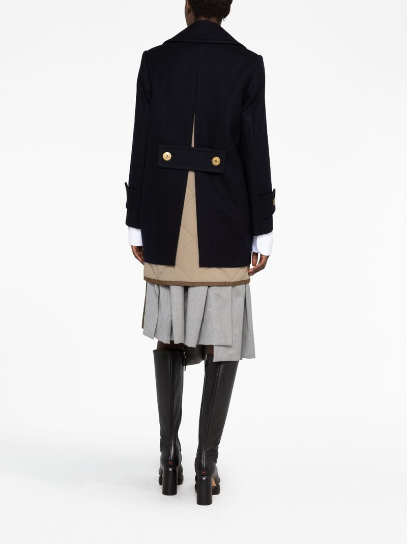 layered double-breasted coat 4