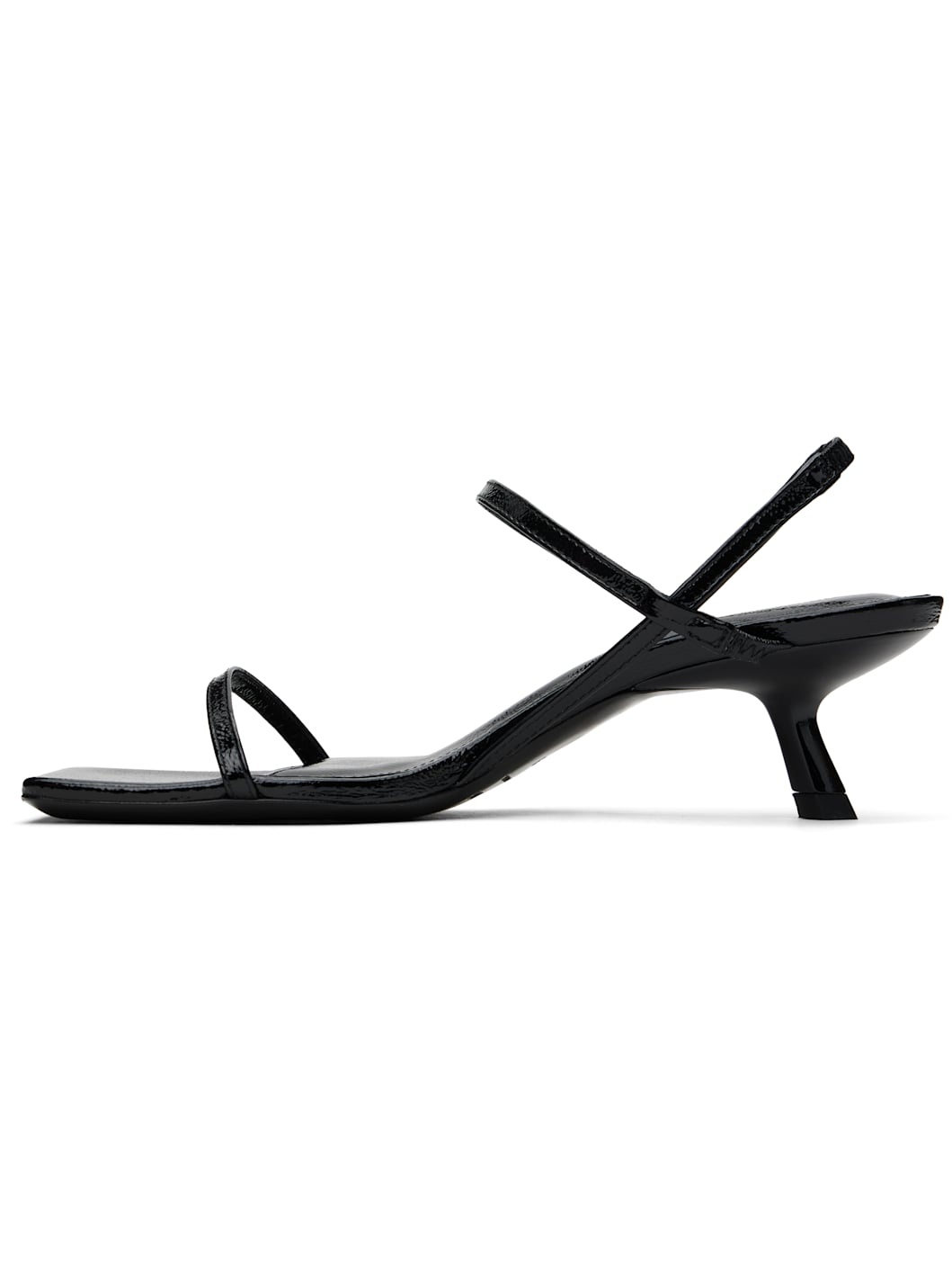 Black Hilda Heeled Sandals - 3
