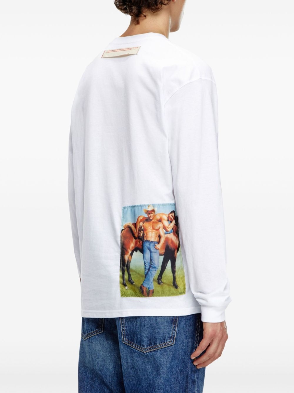 x ToFF graphic-print cotton sweatshirt - 5