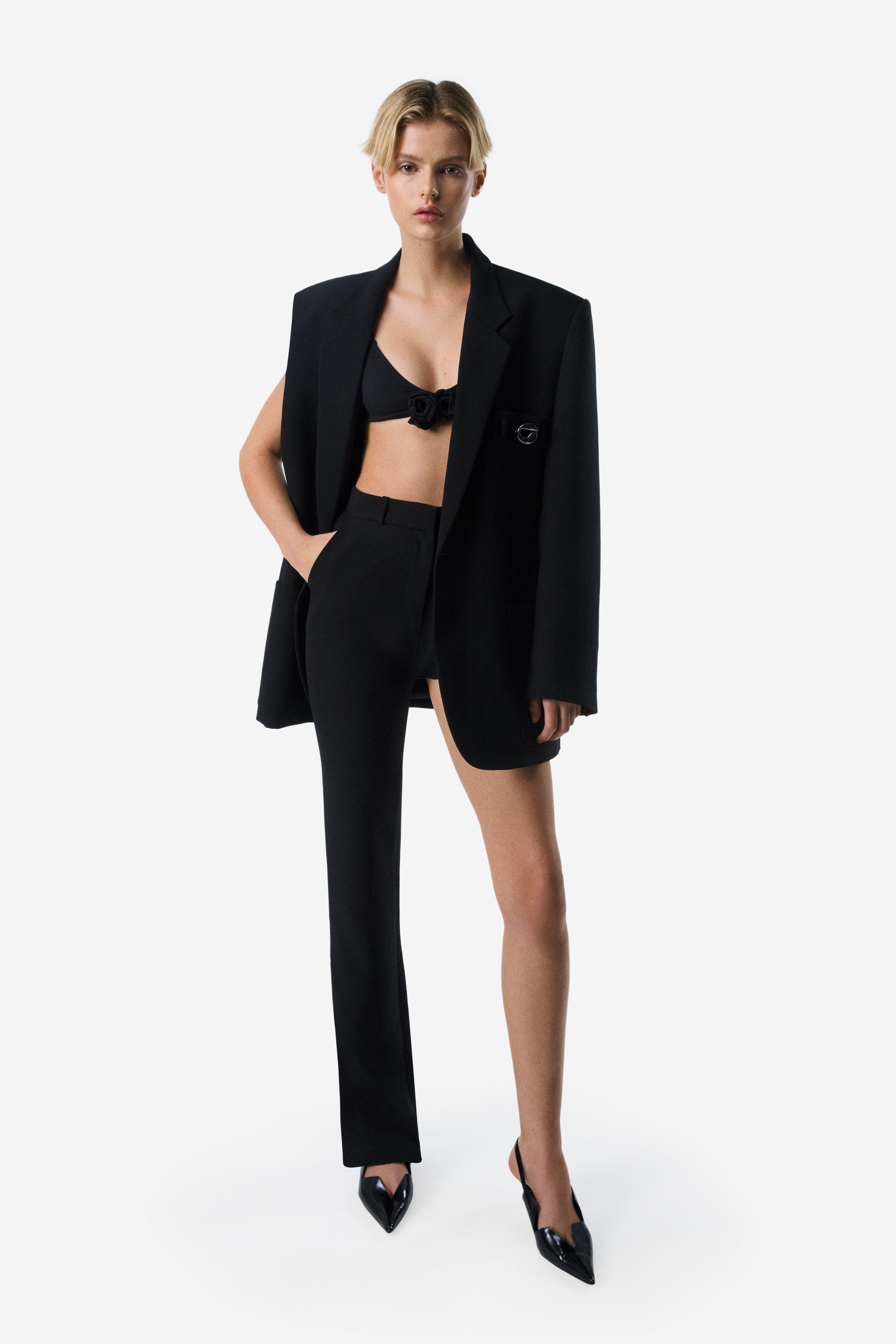 One-Leg Tailored Trouser - 2