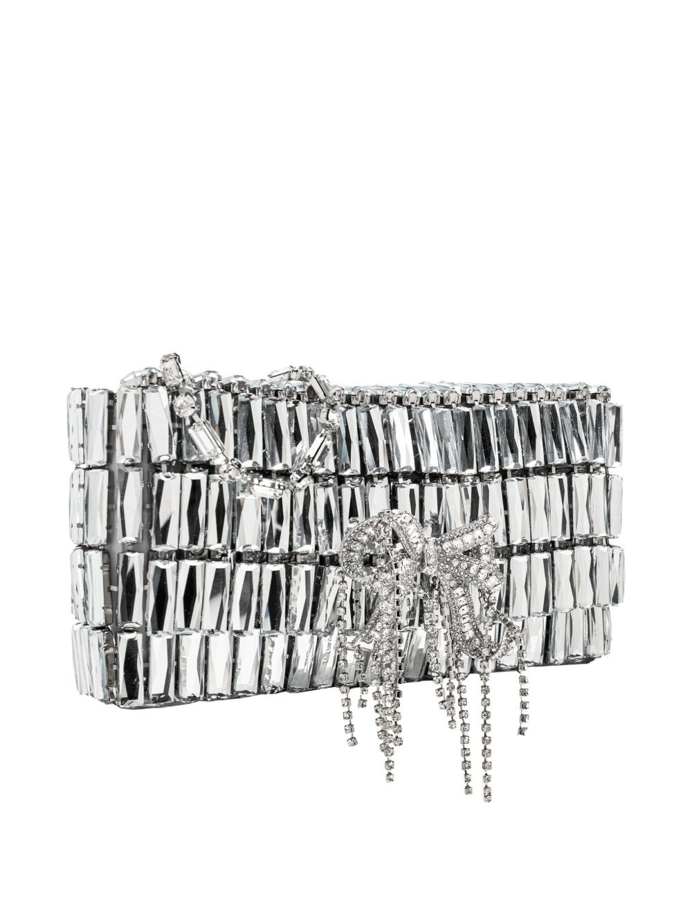 mini bow-embellishment clutch bag - 4