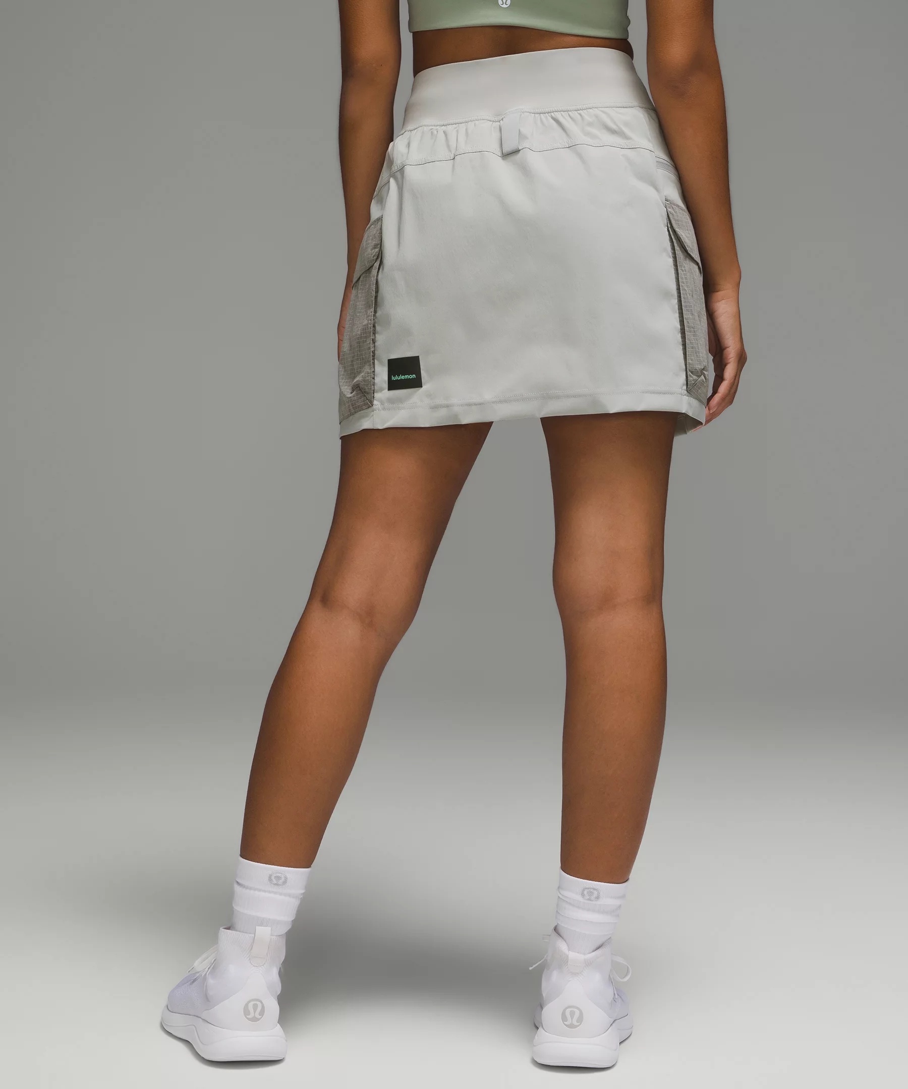 Multi-Pocket Cargo High-Rise Hiking Skirt - 3