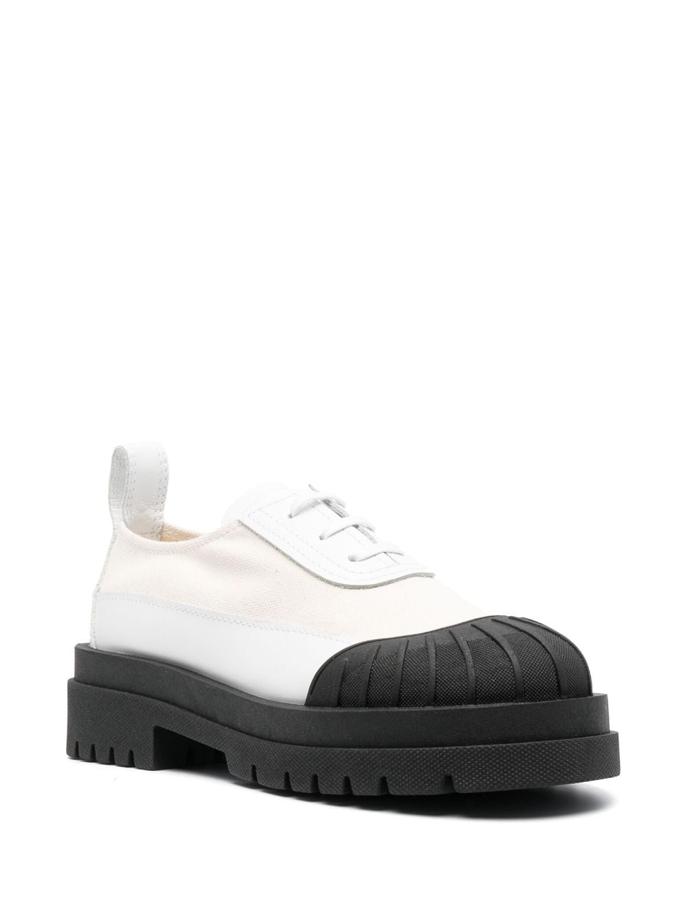 canvas lace-up shoes - 2