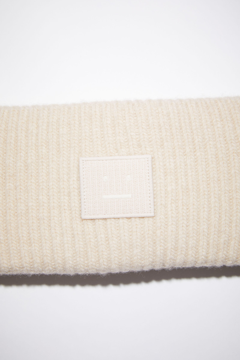 Ribbed knit headband - Oatmeal melange 4