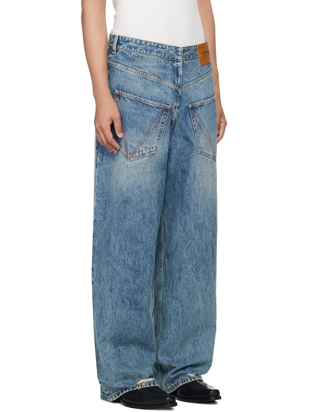 Blue Back to Front Jeans - 2