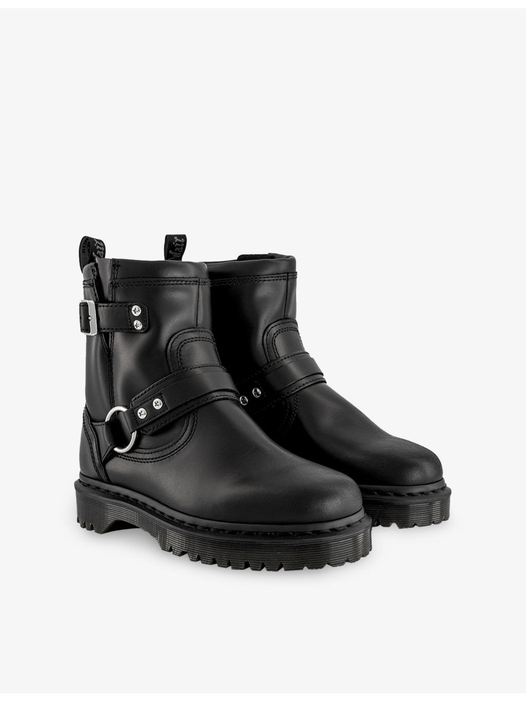 Anistone Harness Leather Ankle Boots - 2