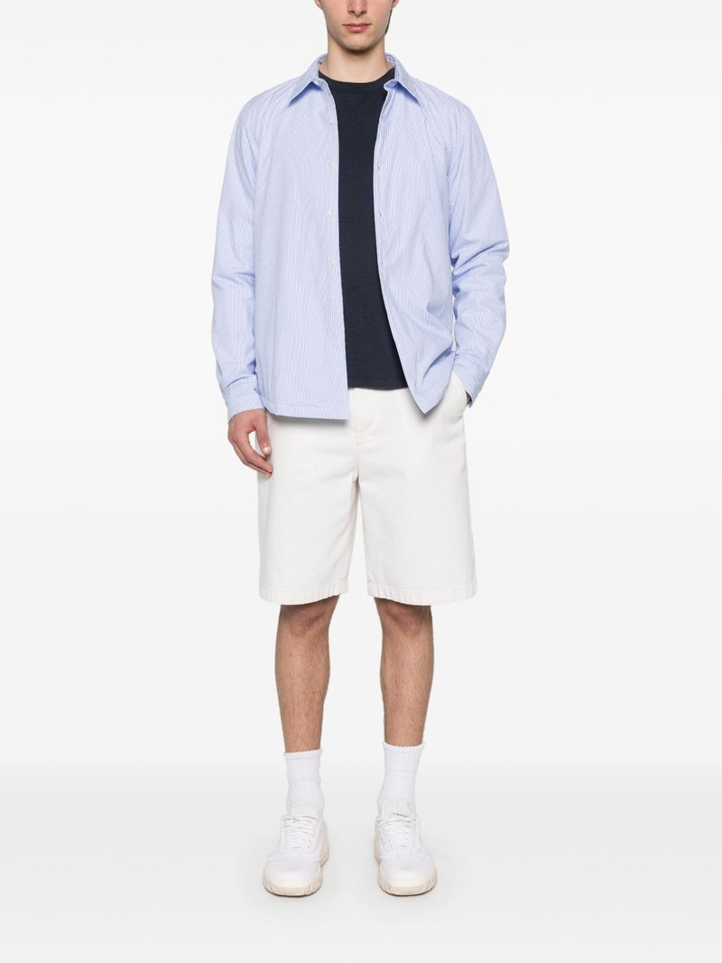 Herno striped shirt jacket outlook