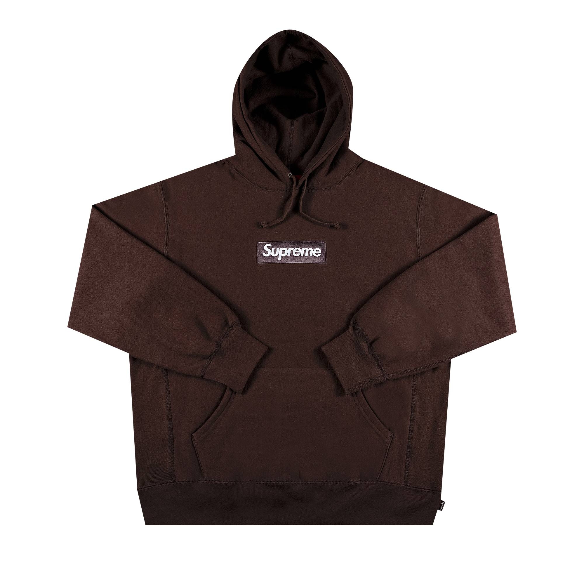 Supreme Supreme Box Logo Hooded Sweatshirt 'Dark Brown' | REVERSIBLE