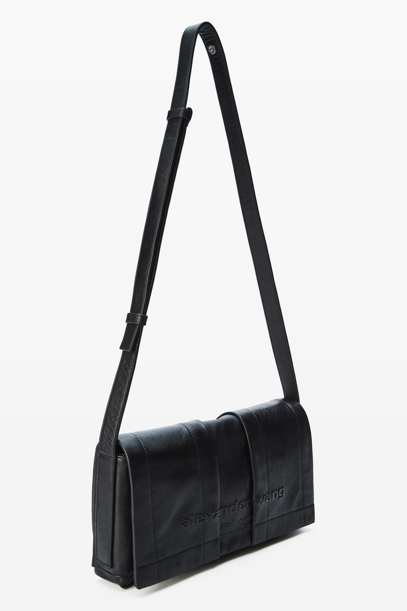 Pack Flap Crossbody Bag Leather Medium 2