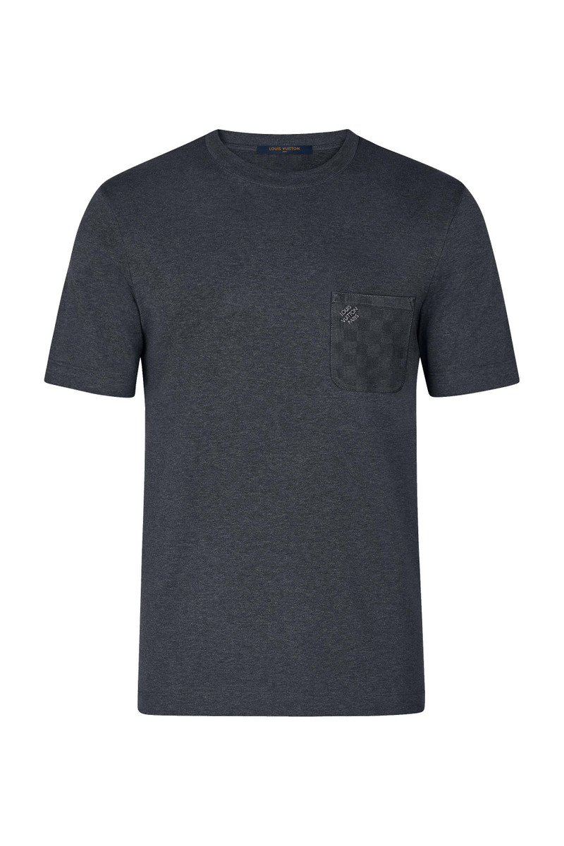 DAMIER POCKET CREW NECK 1