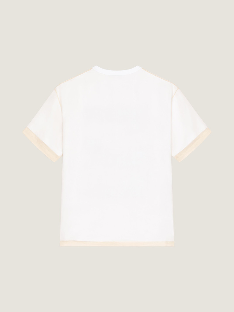 Givenchy T-SHIRT IN COTTON AND ORGANZA WITH SURREALISM PRINT outlook