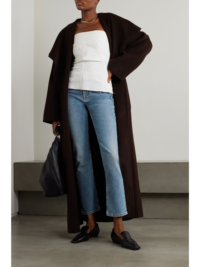 TOVE Marlo high-rise straight-leg jeans Blue outlook