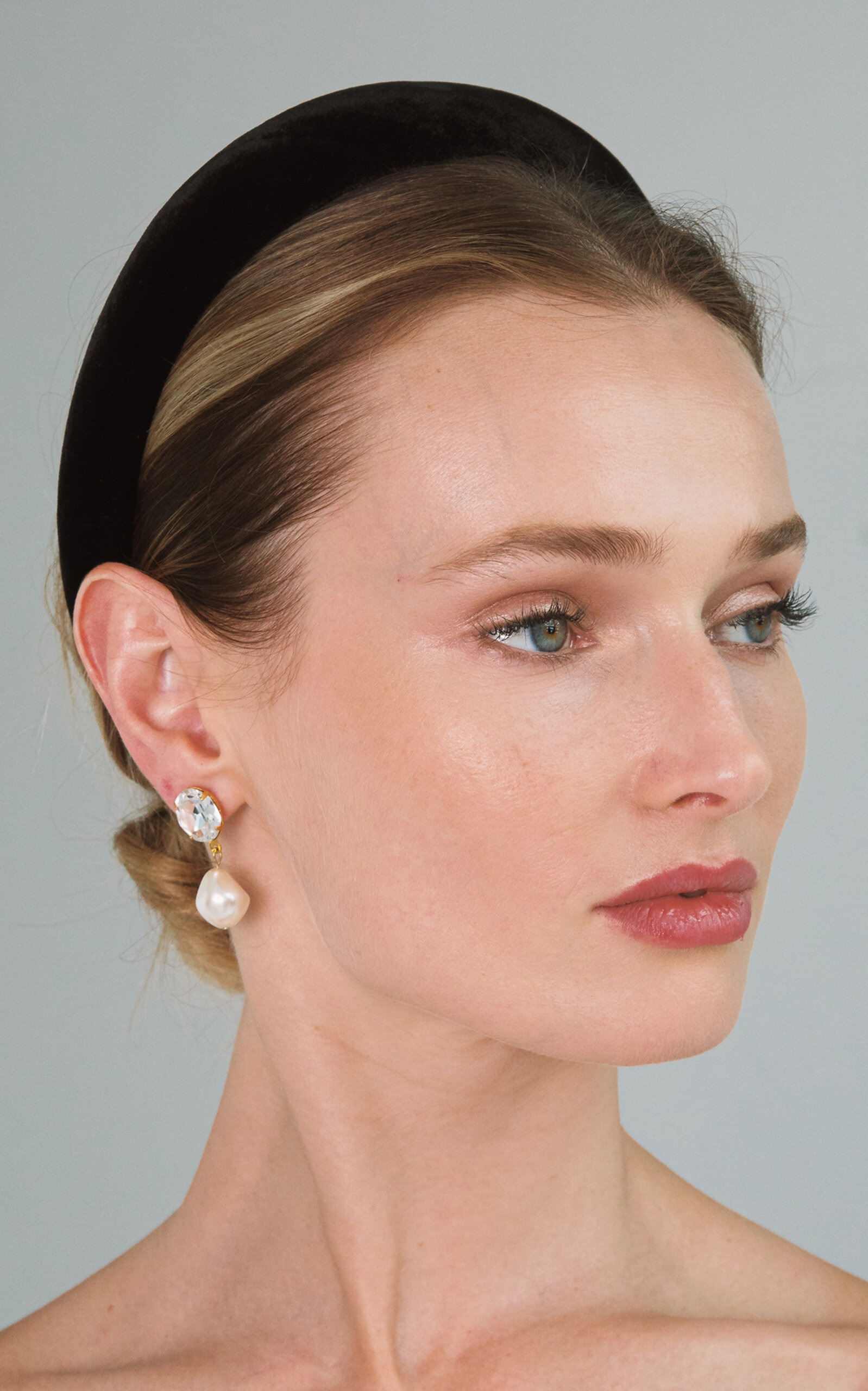 Tori Velvet Headband black - 2